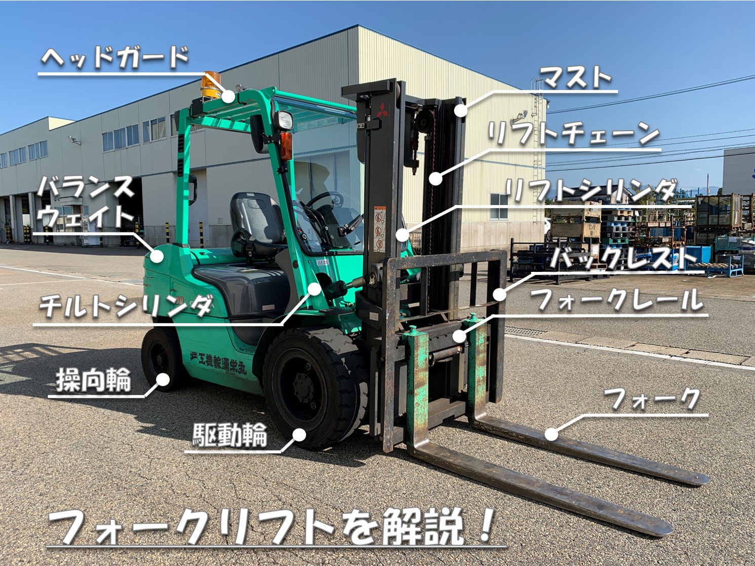 フォークリフトとは 用語辞典 丸栄運輸機工株式会社